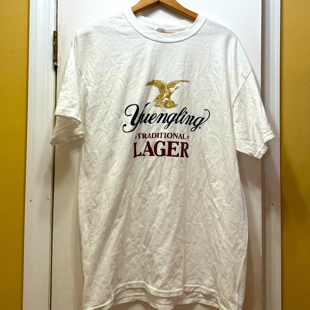 Yuengling White Men’s T-Shirt! EUC
